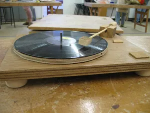 Wooden Turntable 1